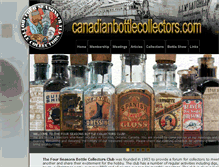 Tablet Screenshot of canadianbottlecollectors.com